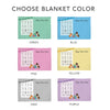 Baby Corgi Milestone Blanket | Customizable