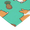 Pineapple Corgi Fleece Blanket | 3 Sizes