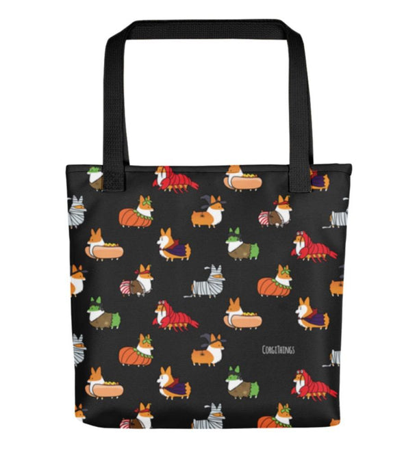 "Corgis in Costumes" Tote Bag | Halloween Collection