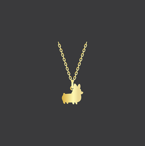 PREORDER: Corgi Things Necklace | GoldFilled