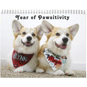 Flynn & Mugen's Year of Pawsitivity Calendar