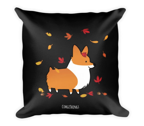 "Welcome Autumn" 18x18 Square Pillow