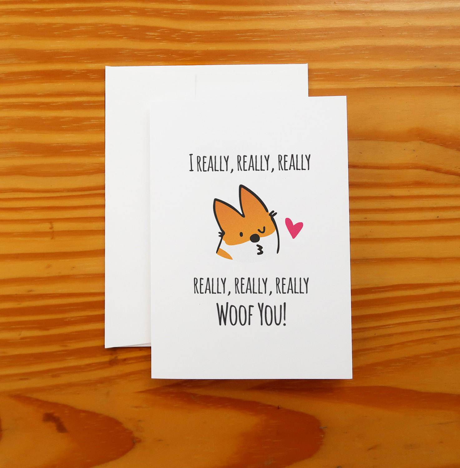I Wuf You Greeting Card I Wuf You Greeting Card
