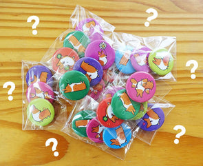 Random Corgi Button Set | 3 Button Mystery Bag