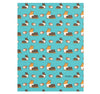 Blue Loaf Tricolor Corgi Fleece Blanket | 3 Sizes