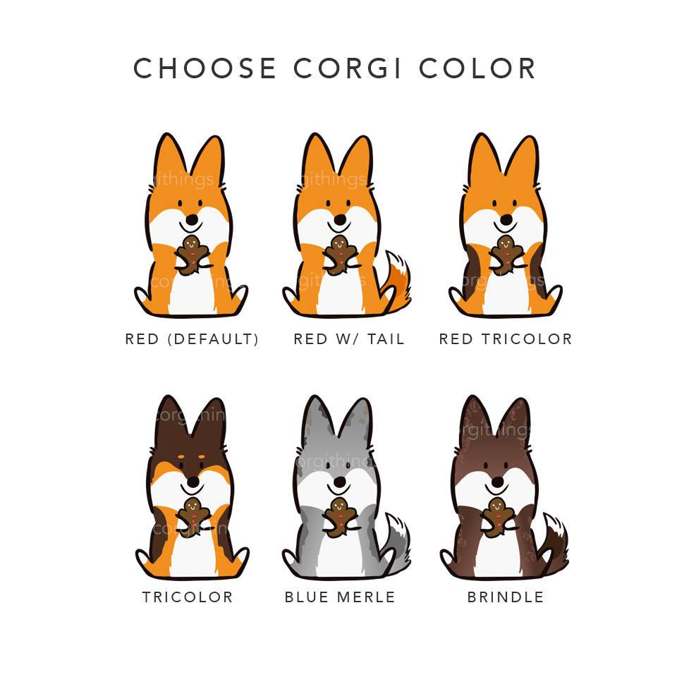 Customizable Corgi Christmas Stocking | Holiday Collection