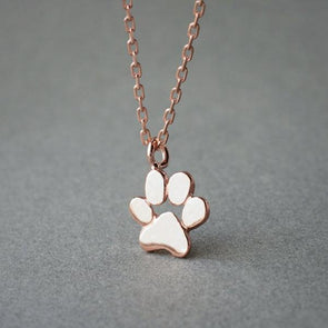 Small Paw Print Necklace