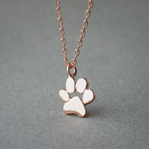 Small Paw Print Necklace