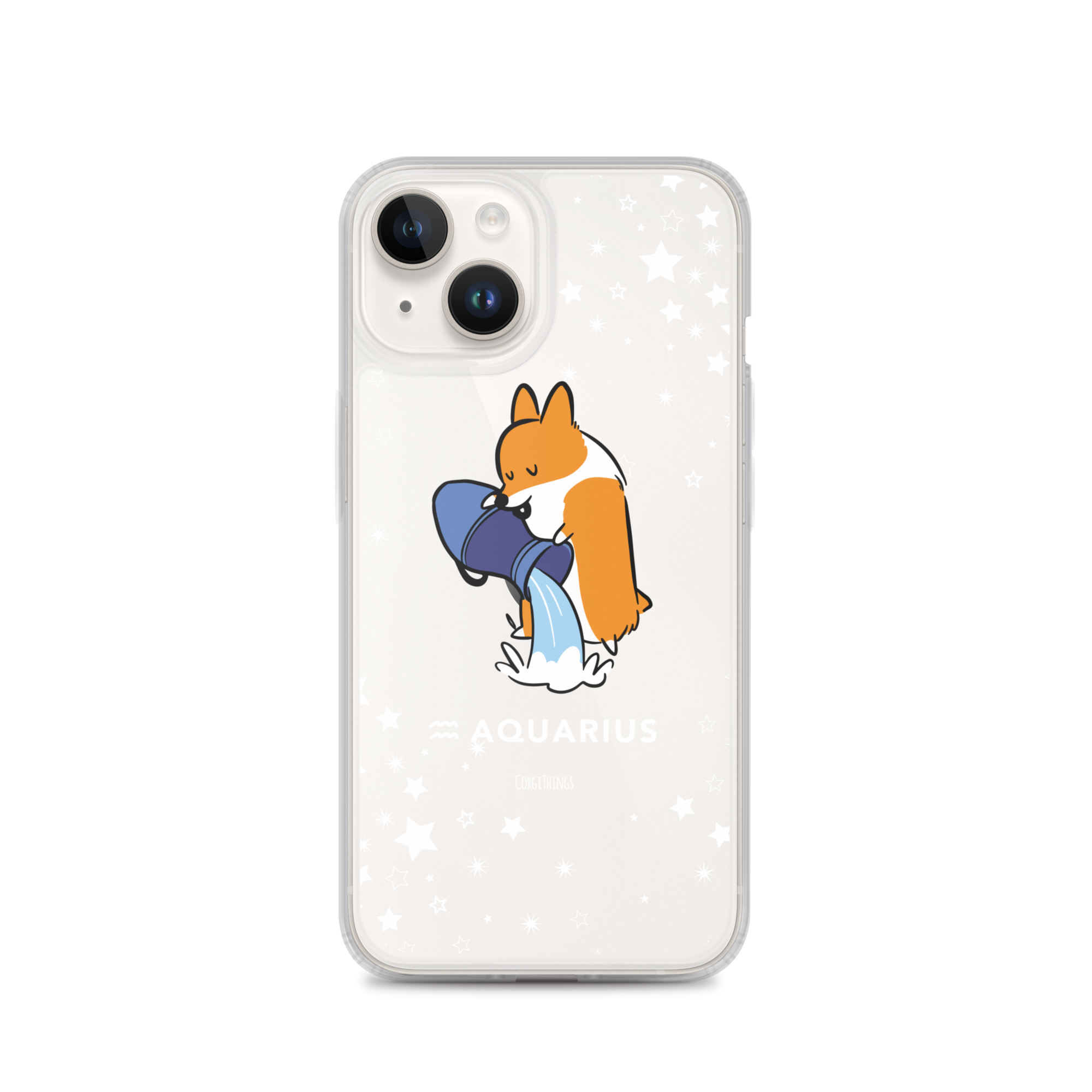 Aquarius | Corgi Horoscope iPhone Case