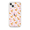 "Cherry Blossom" Classic Corgi Clear iPhone Case