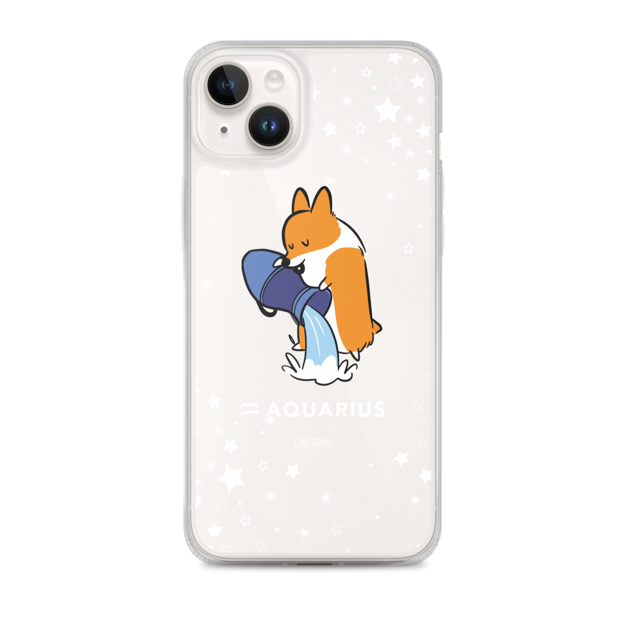 Aquarius | Corgi Horoscope iPhone Case