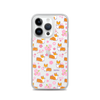 "Cherry Blossom" Classic Corgi Clear iPhone Case