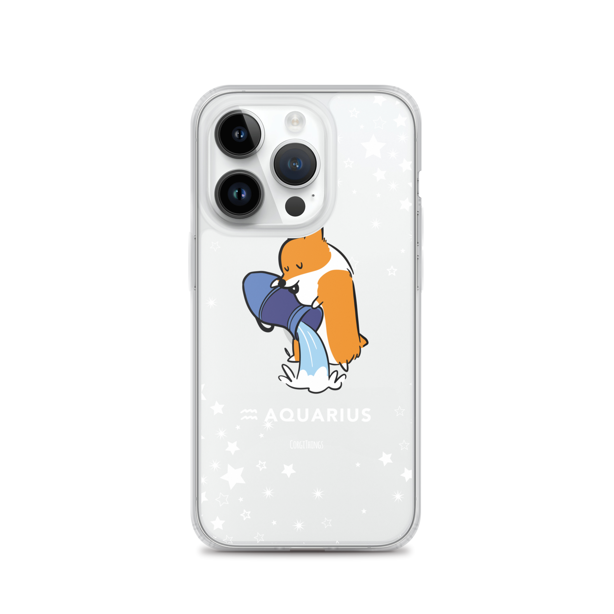 Aquarius | Corgi Horoscope iPhone Case