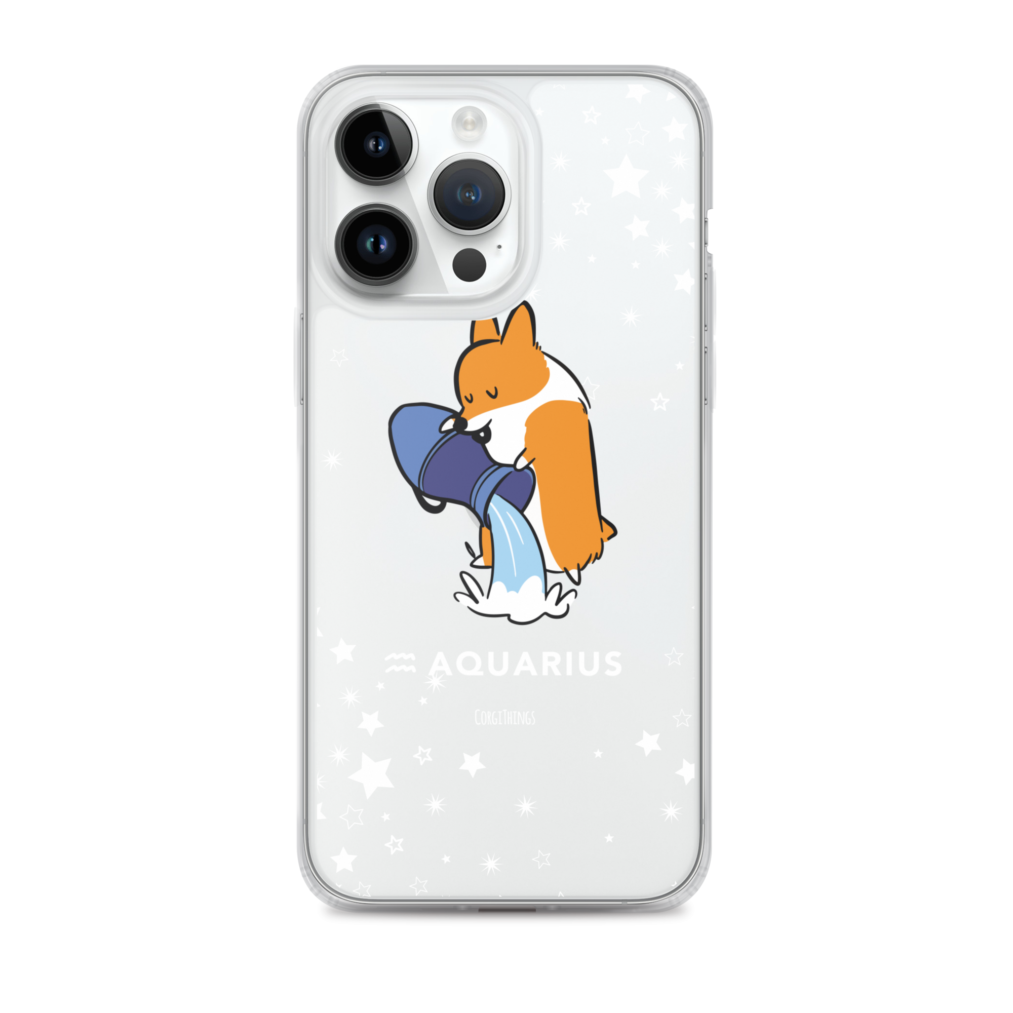 Aquarius | Corgi Horoscope iPhone Case