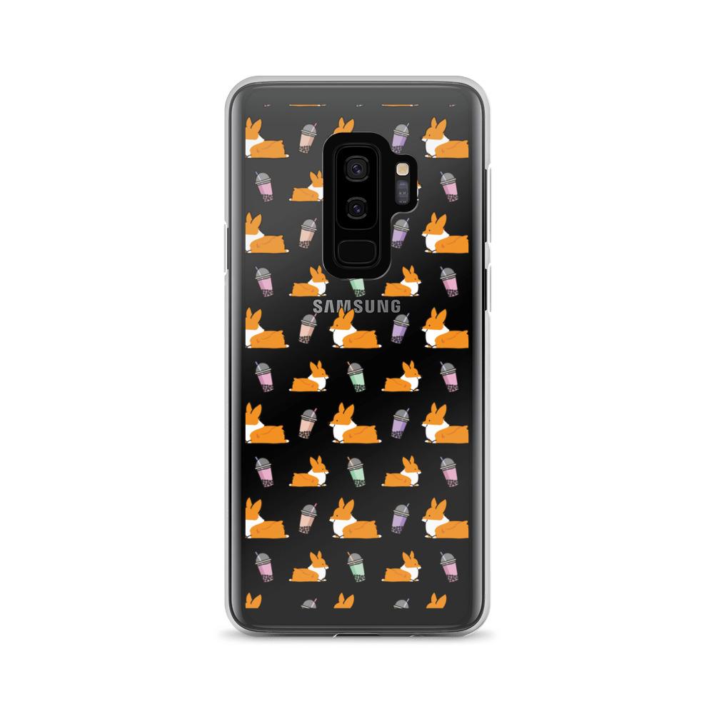 "Bubble Tea Corgis" Samsung Phone Case