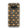 "Pineapple Corgis" Clear Samsung Phone Case