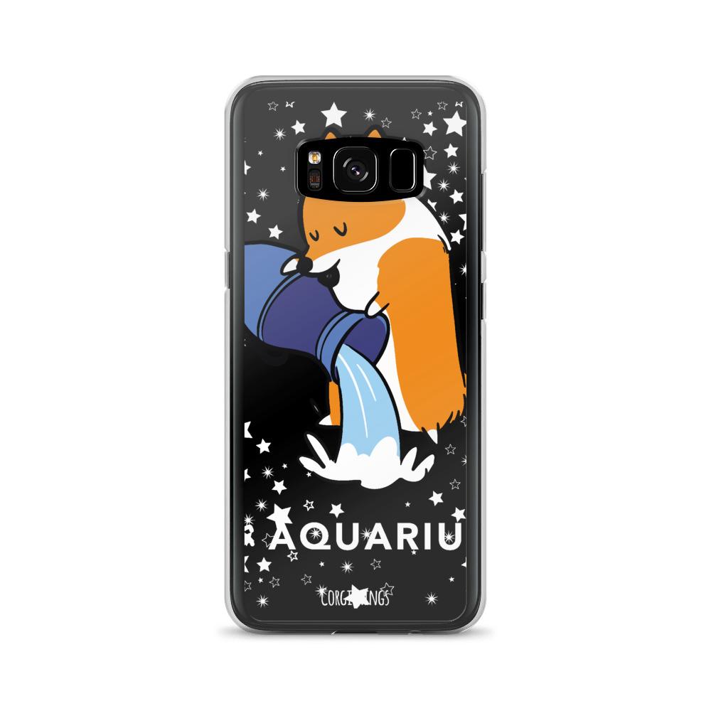 Aquarius | Corgi Horoscope Samsung Phone Case