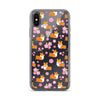 "Cherry Blossom" Classic Corgi Clear iPhone Case