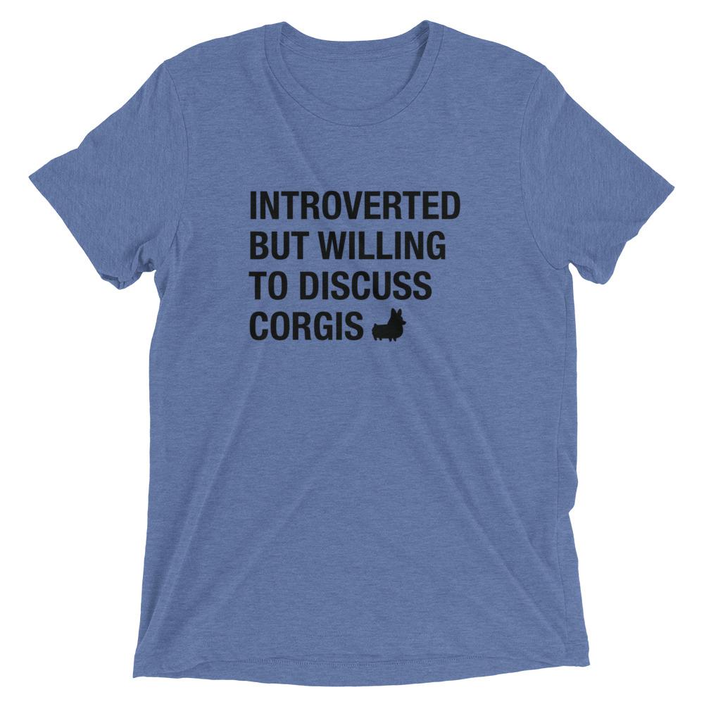 "Introverted" Corgi Vintage T-Shirt