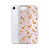 "Cherry Blossom" Classic Corgi Clear iPhone Case