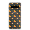"Pineapple Corgis" Clear Samsung Phone Case