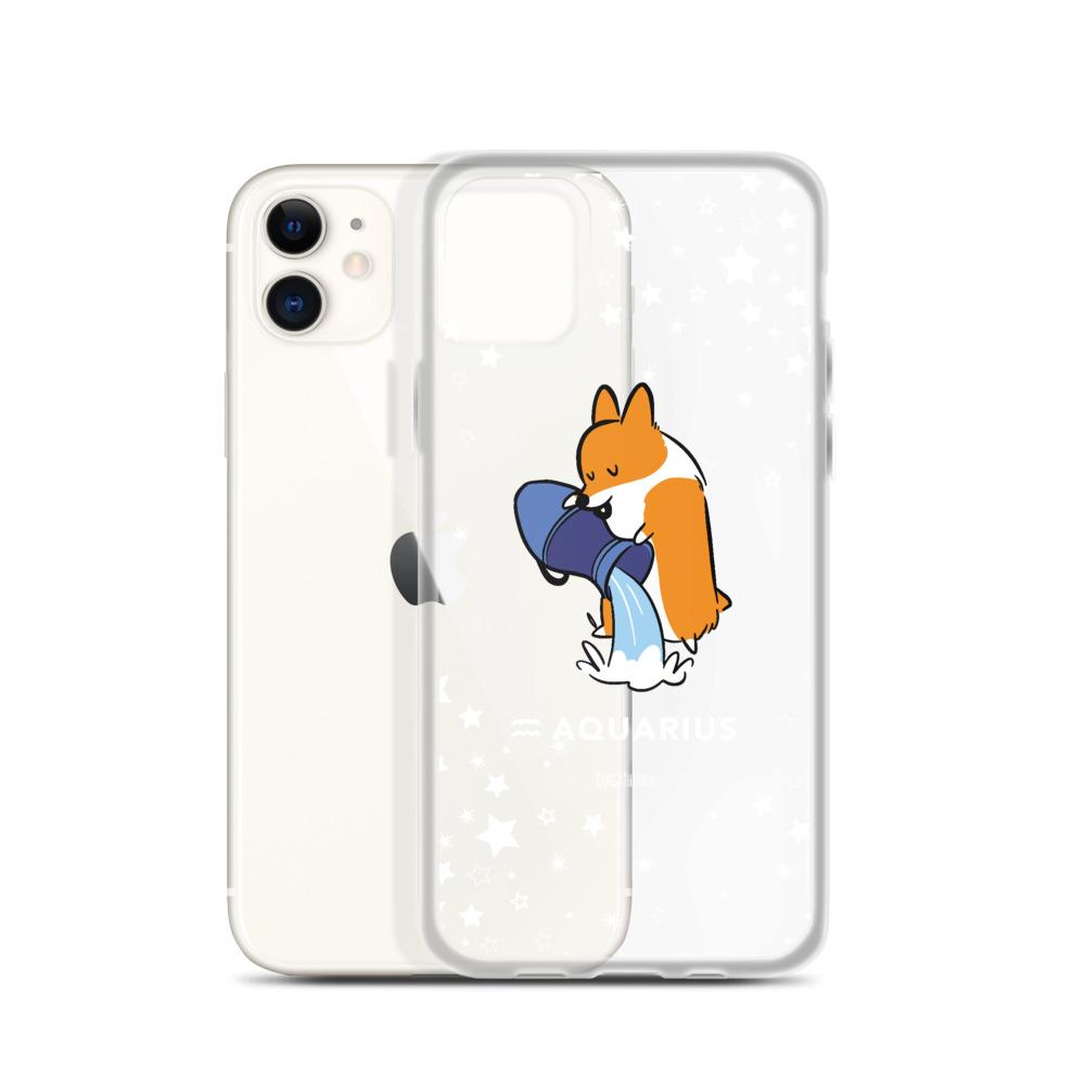 Aquarius | Corgi Horoscope iPhone Case