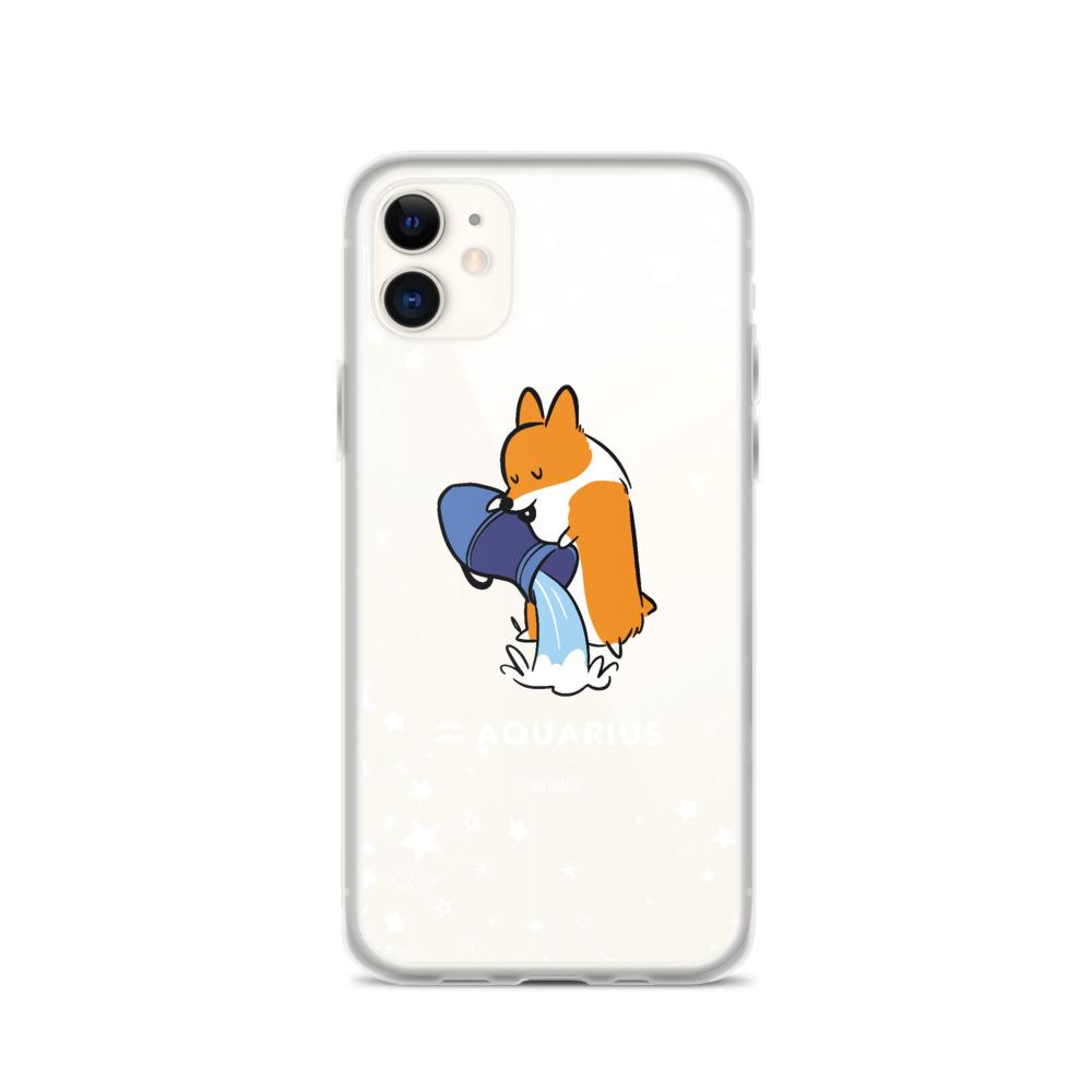 Aquarius | Corgi Horoscope iPhone Case