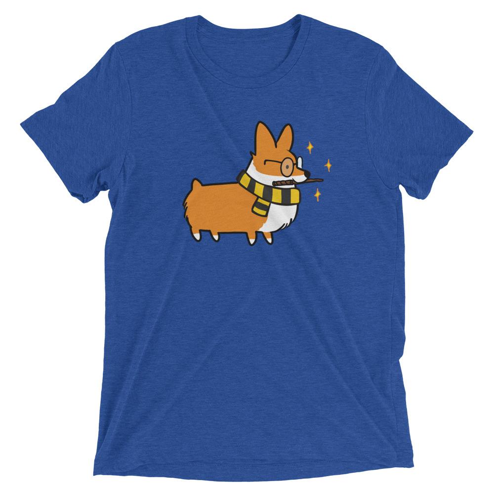 "Hufflefluff" Wizard Corgi T-Shirt