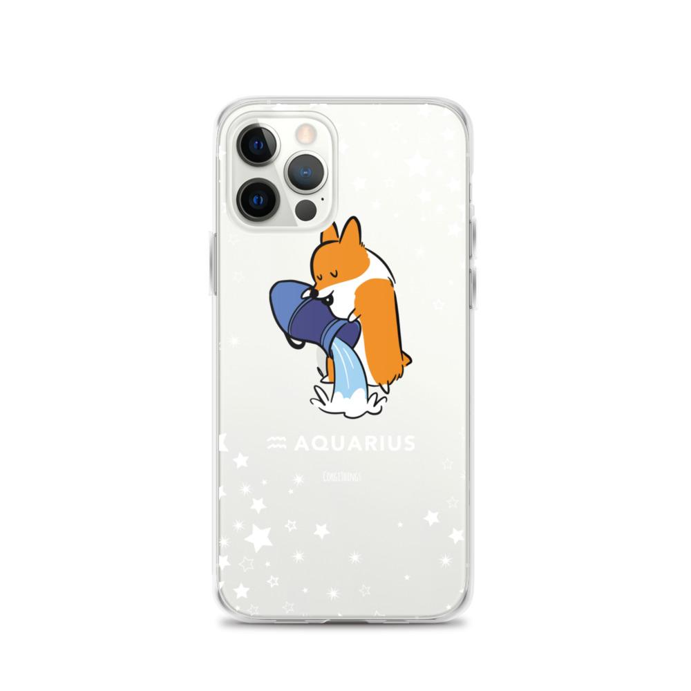 Aquarius | Corgi Horoscope iPhone Case