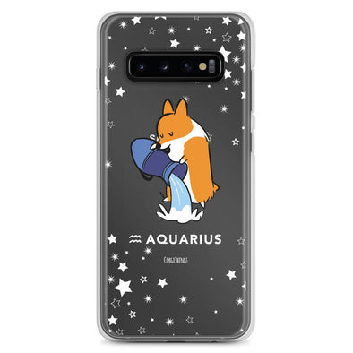 Aquarius | Corgi Horoscope Samsung Phone Case