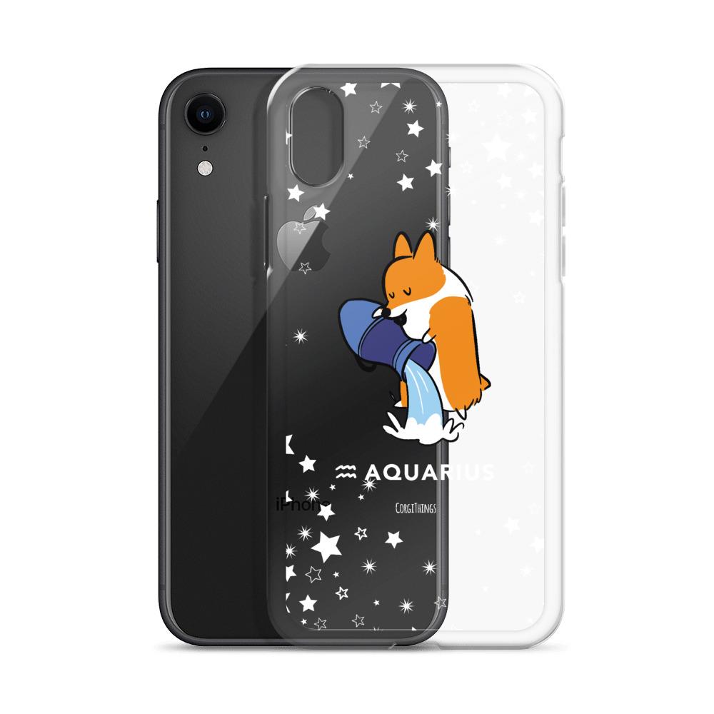 Aquarius | Corgi Horoscope iPhone Case