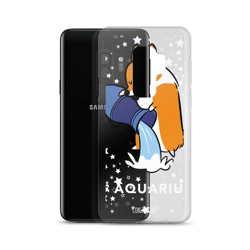 Aquarius | Corgi Horoscope Samsung Phone Case
