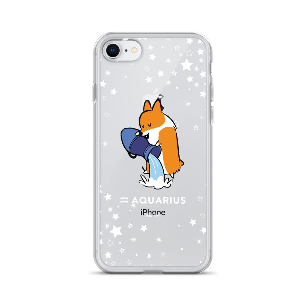 Aquarius | Corgi Horoscope iPhone Case