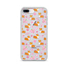 "Cherry Blossom" Classic Corgi Clear iPhone Case