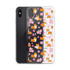 "Cherry Blossom" Classic Corgi Clear iPhone Case