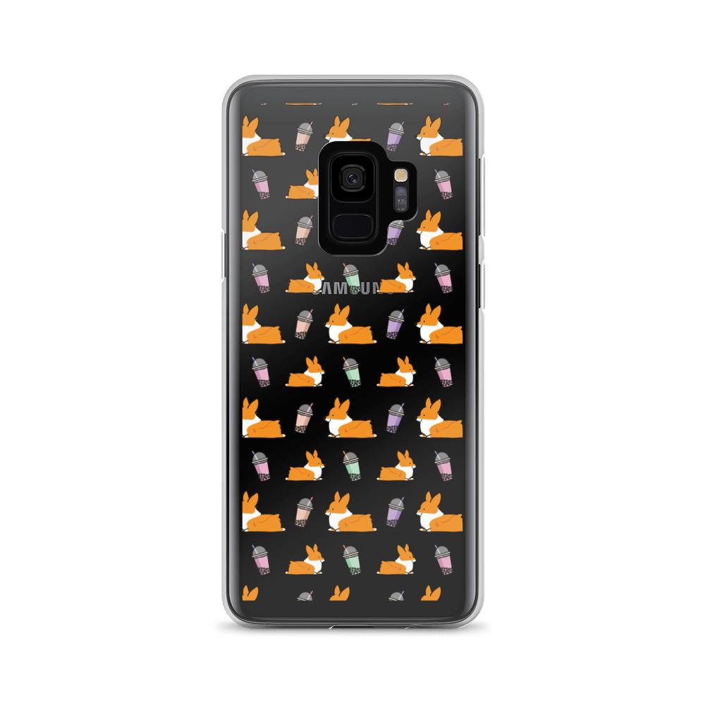 "Bubble Tea Corgis" Samsung Phone Case