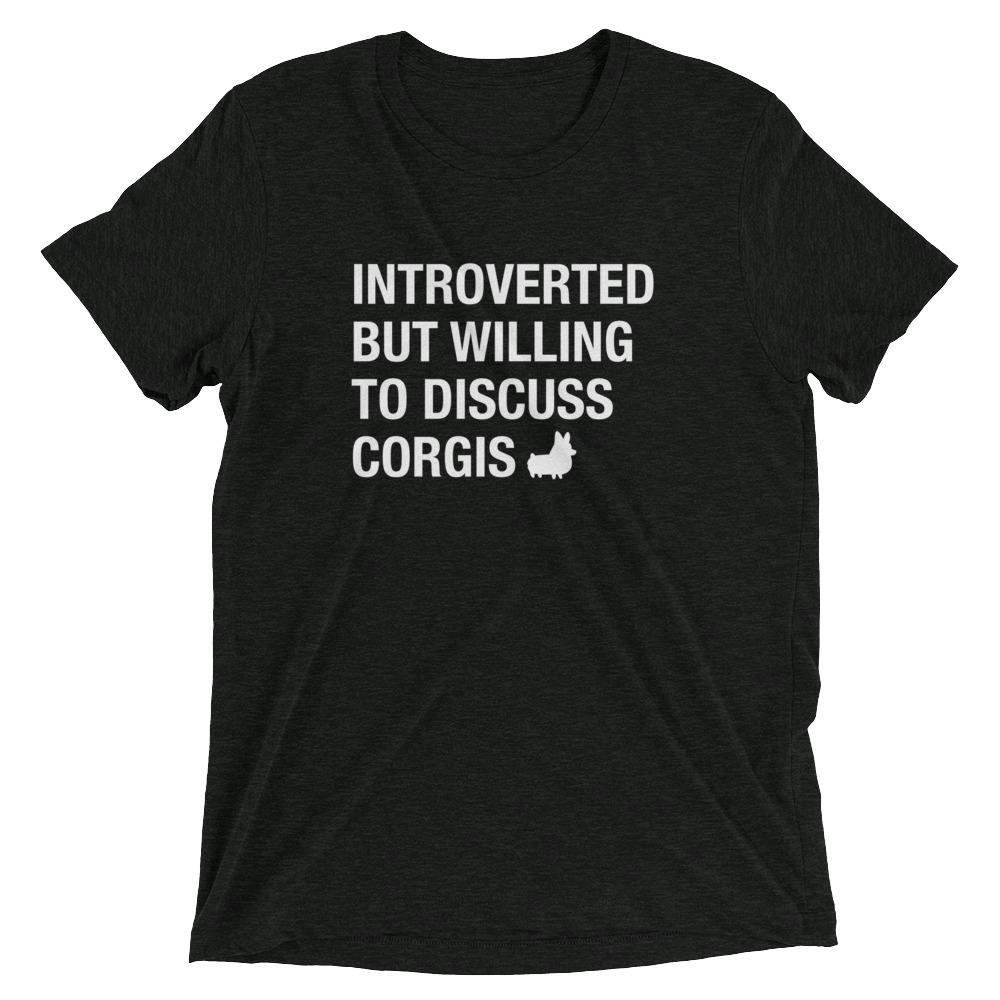 "Introverted" Corgi Vintage T-Shirt