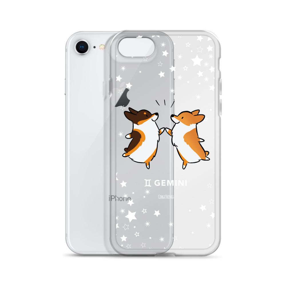 Gemini | Corgi Horoscope iPhone Case