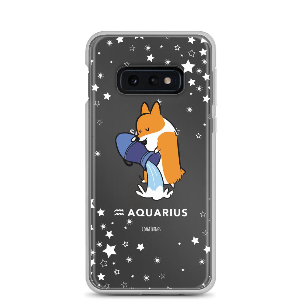 Aquarius | Corgi Horoscope Samsung Phone Case