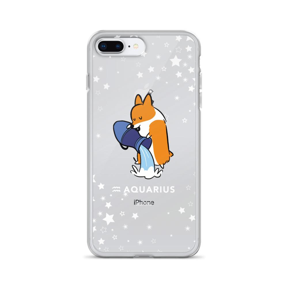 Aquarius | Corgi Horoscope iPhone Case