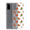 "Gingerbread Corgis" Clear Samsung Phone Case | Holiday Collection
