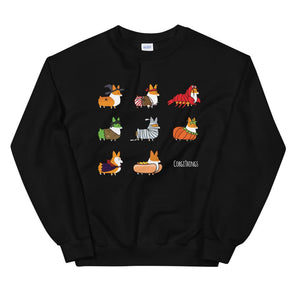 "Corgis in Costumes" Sweatshirt | Classic Corgis