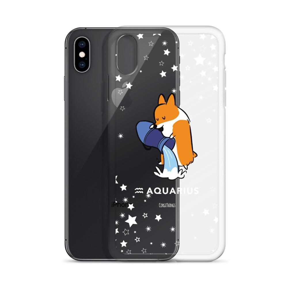 Aquarius | Corgi Horoscope iPhone Case