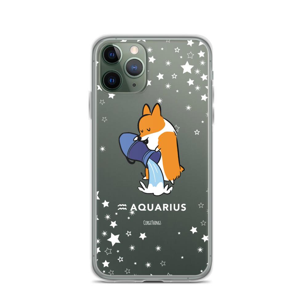 Aquarius | Corgi Horoscope iPhone Case