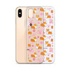 "Cherry Blossom" Classic Corgi Clear iPhone Case