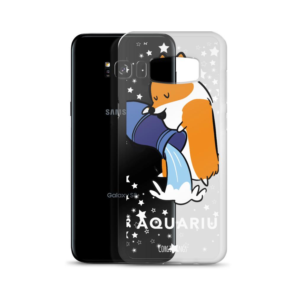 Aquarius | Corgi Horoscope Samsung Phone Case
