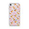 "Cherry Blossom" Classic Corgi Clear iPhone Case