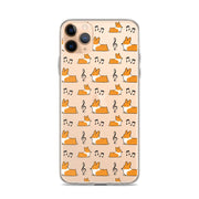 "Music Notes" Corgi Clear iPhone Case