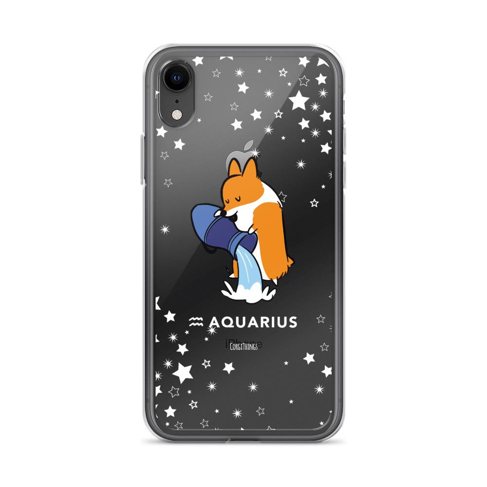 Aquarius | Corgi Horoscope iPhone Case
