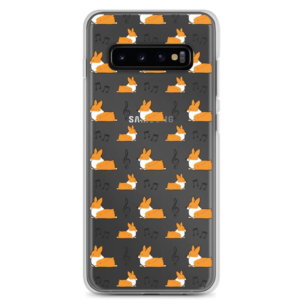 "Music Notes" Corgi Samsung Phone Case